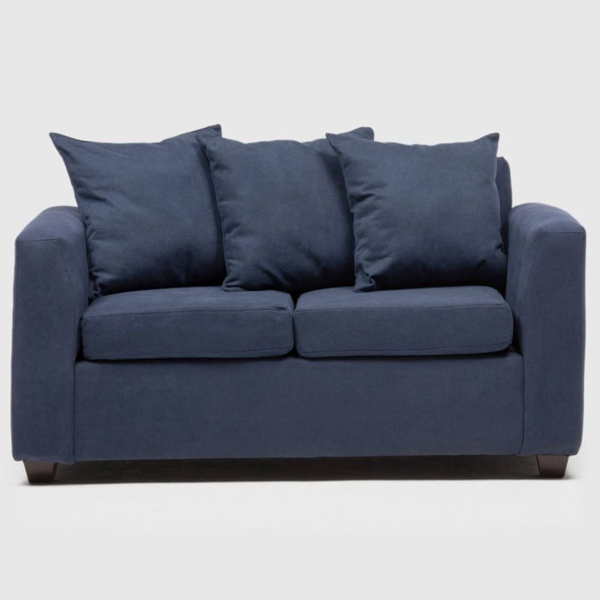 CABSUR - Sofá Viena 2 Cuerpos Azul 130 x 80 x 88