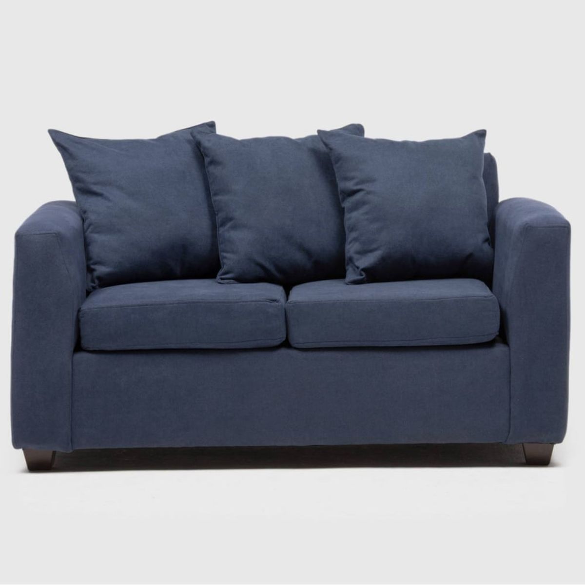 CABSUR - Sofá Viena 2 Cuerpos Azul 130 x 80 x 88