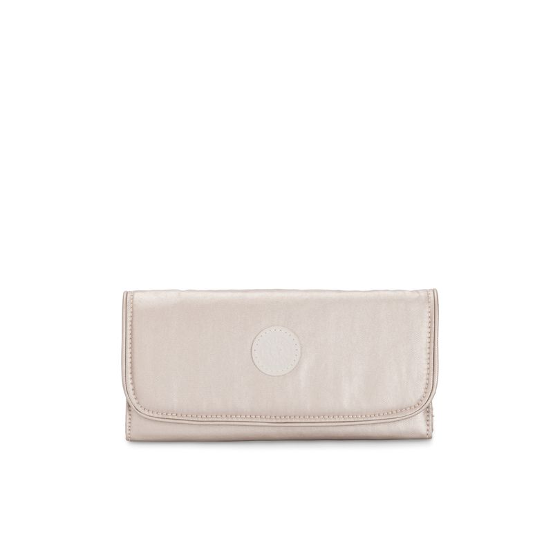 KIPLING - Billetera Money Land Mujer Plateado Kipling