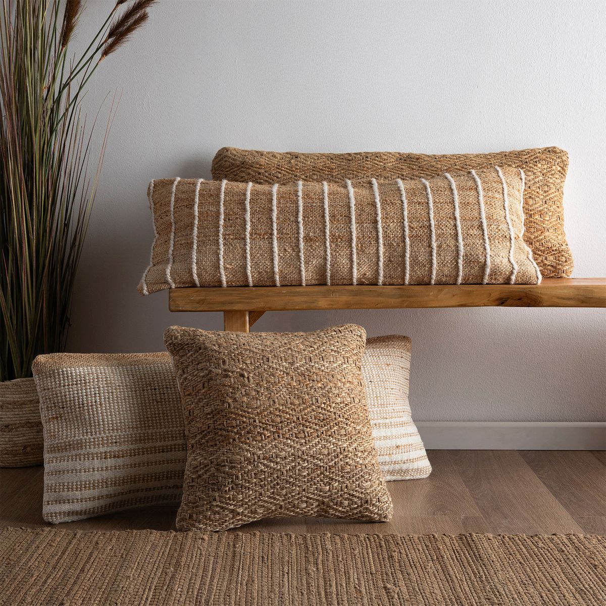 FORM DESIGN - Cojín Yute/Lana Abedul 91x36 Form