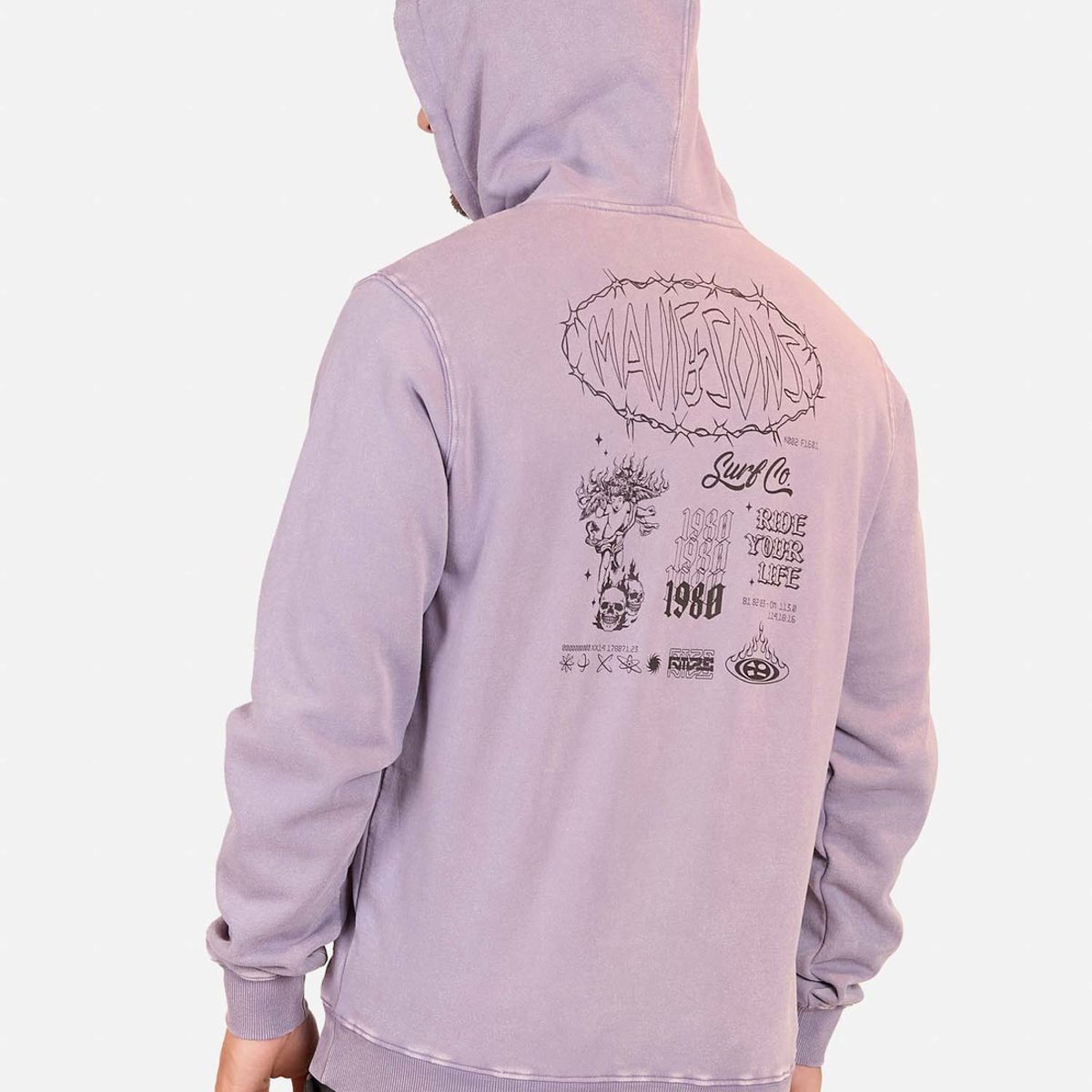 MAUI AND SONS - Poleron Canguro Surf And Skate Co Hoodies  Hombre Maui And Sons