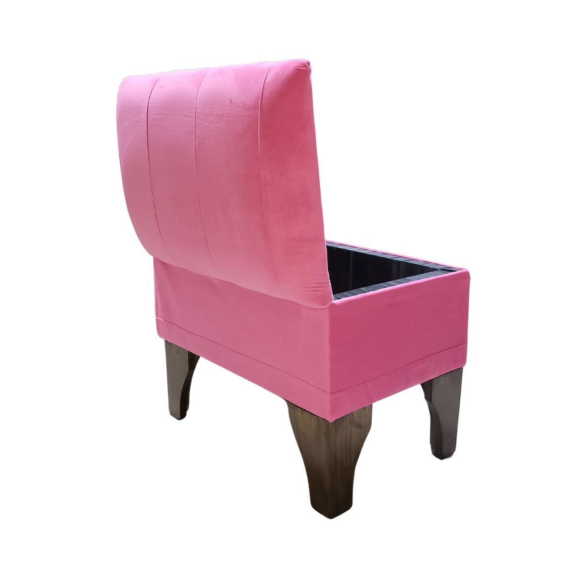 GENERICO - Baúl Tubular Rosado Felpa Muebles Rimar 60x40x45x20