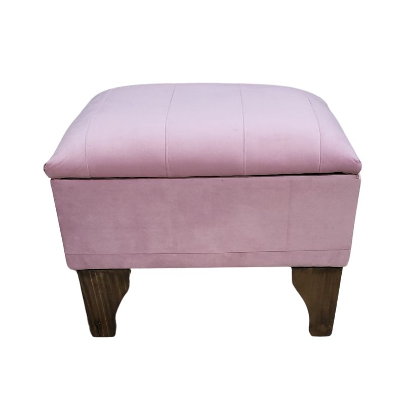 GENERICO - Baúl Tubular Palo Rosa Felpa Muebles Rimar 60x40x45x20