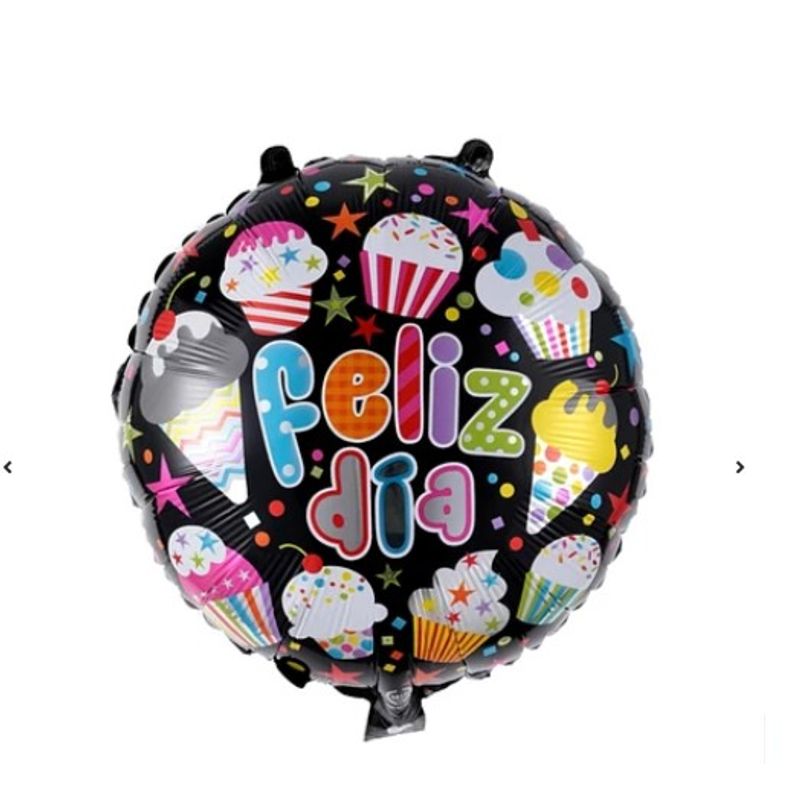 GENERICO - Globo Metalizado Feliz Día 45Cm
