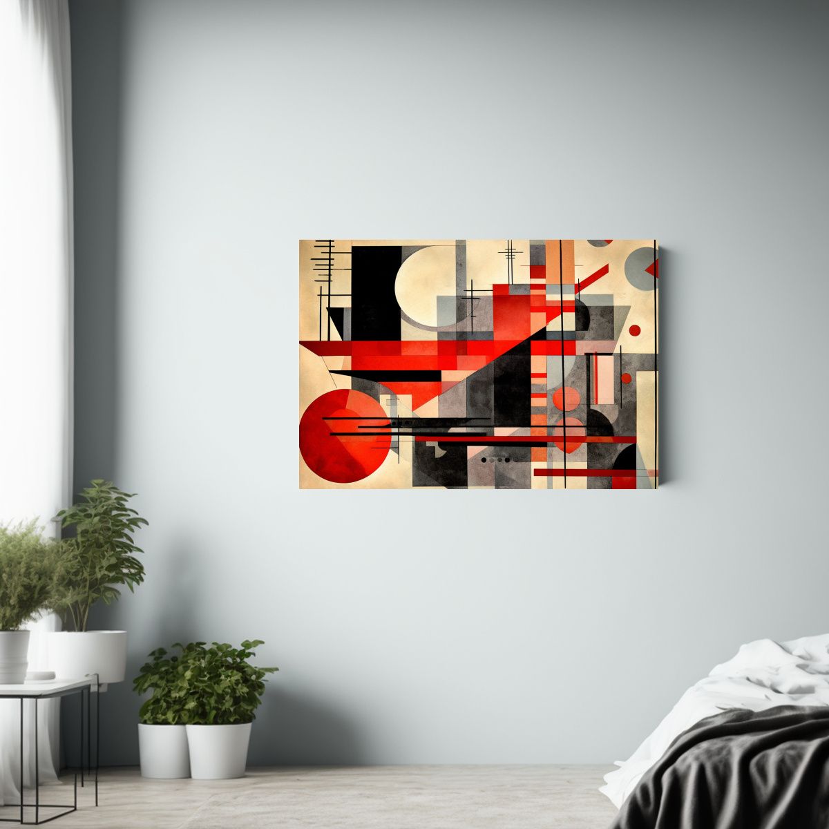 GENERICO - Venta Arte Constructivismo En Tela Bastidor Impresionante A 120x80cm