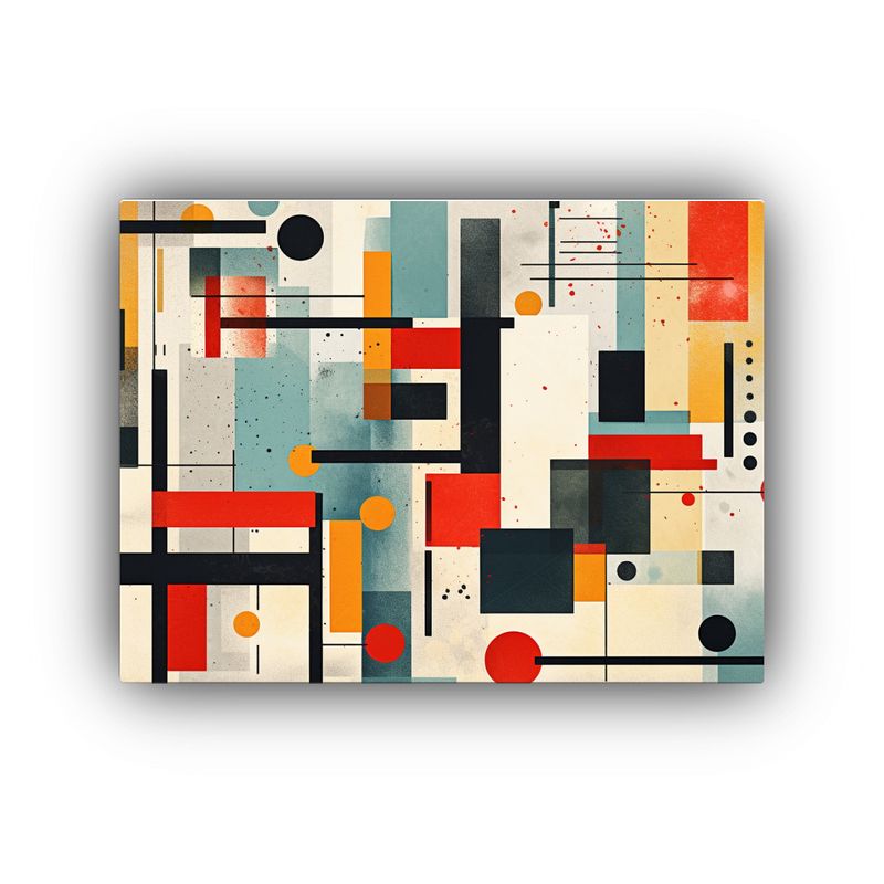 GENERICO - Dibujo Minimalista Urbano Con Estética De 1992 Dimensiones  120x80cm