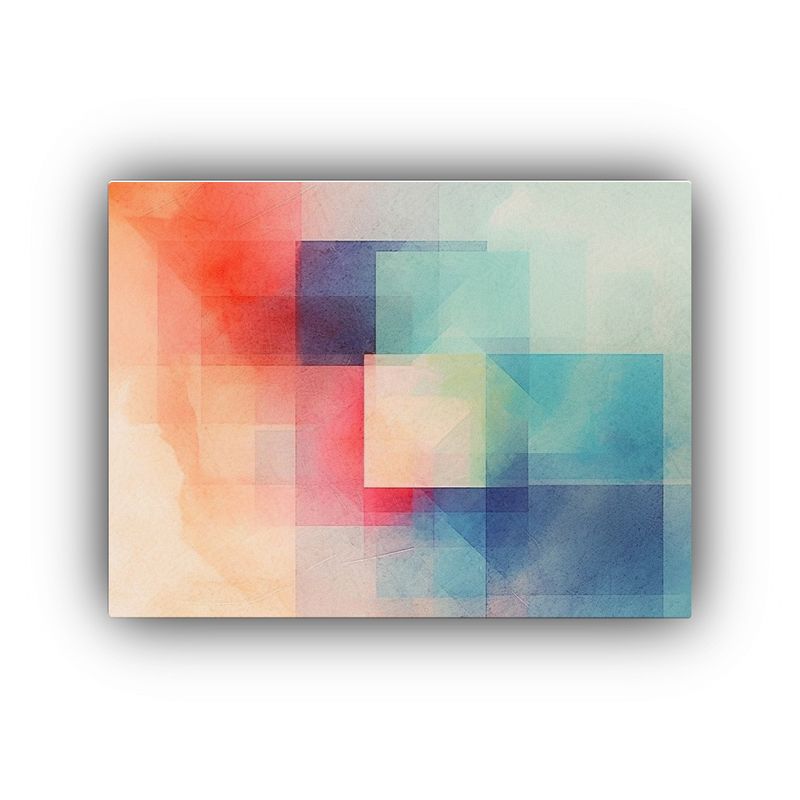 GENERICO - Pinturas Abstractas En Colores Pastel Para Decoración De Pa 120x80cm