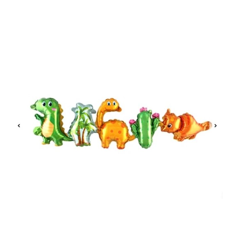 GENERICO - Cadena De Globos De Dinosaurios 36x100Cm