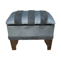 GENERICO - Baúl Pelu Gris Muebles Rimar 60x40x45x20