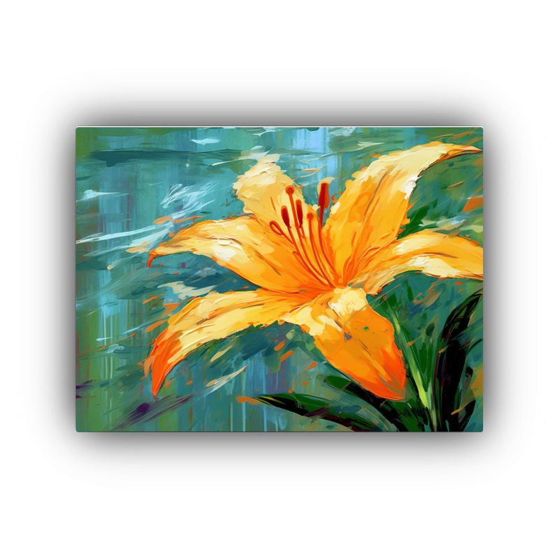 GENERICO - Pintura En Lienzo De Movimiento Elegante De Una Representaci 120x80cm