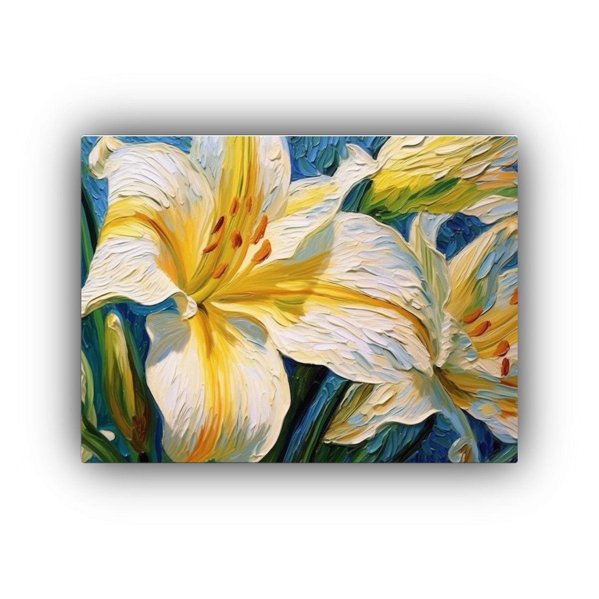 GENERICO - Pintura Decorativa De Arte Movimiento Clásico Lirio 64k De 120x80cm