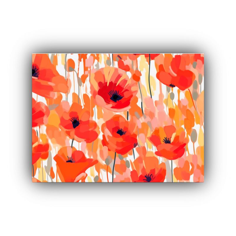 GENERICO - Cuadro Floral Moderno Estilo Fauvismo Para Decoración Del C 120x80cm
