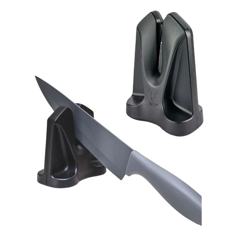 WAYU - Afilador Ergonómico Wayu con Ángulo Ajustable  Precisión y Seguridad  Parrillero Austral