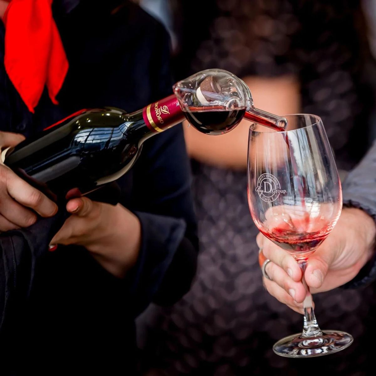 GENERICO - Oxigenador - Decantador - Dosificador De Vino para Copa