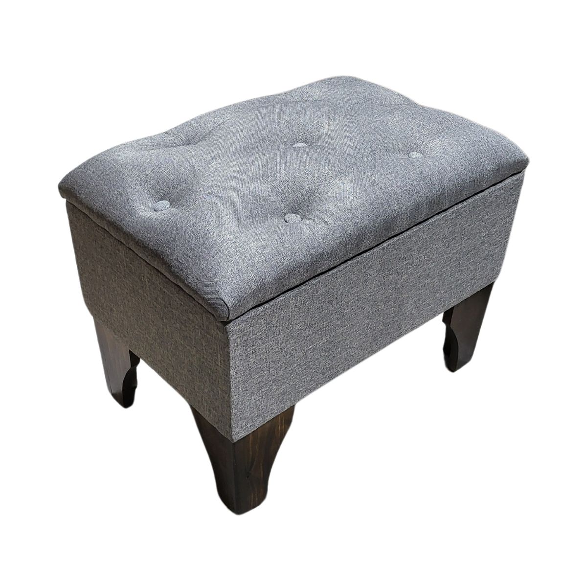 GENERICO - Baúl Botone Gris Lino Muebles Rimar 60x40x45x20