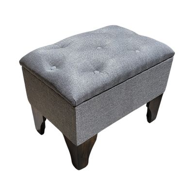 Imagen 2 del producto Baúl Botone Gris Lino Muebles Rimar 60x40x45x20