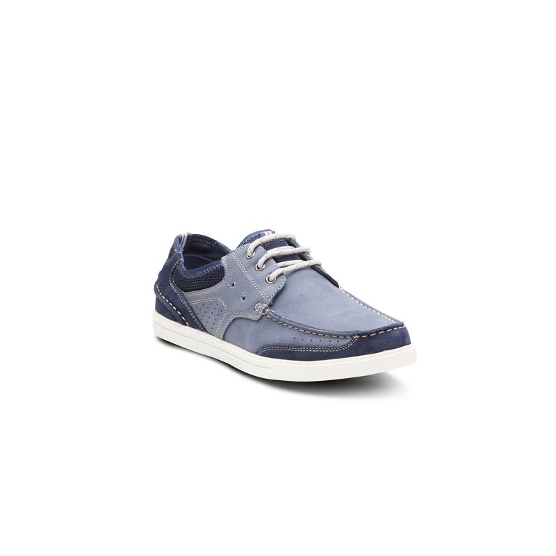 CARDINALE - Zapatillas caña baja Zapatos hombre cuero muelle-0-06 azul cardinale CARDINALE