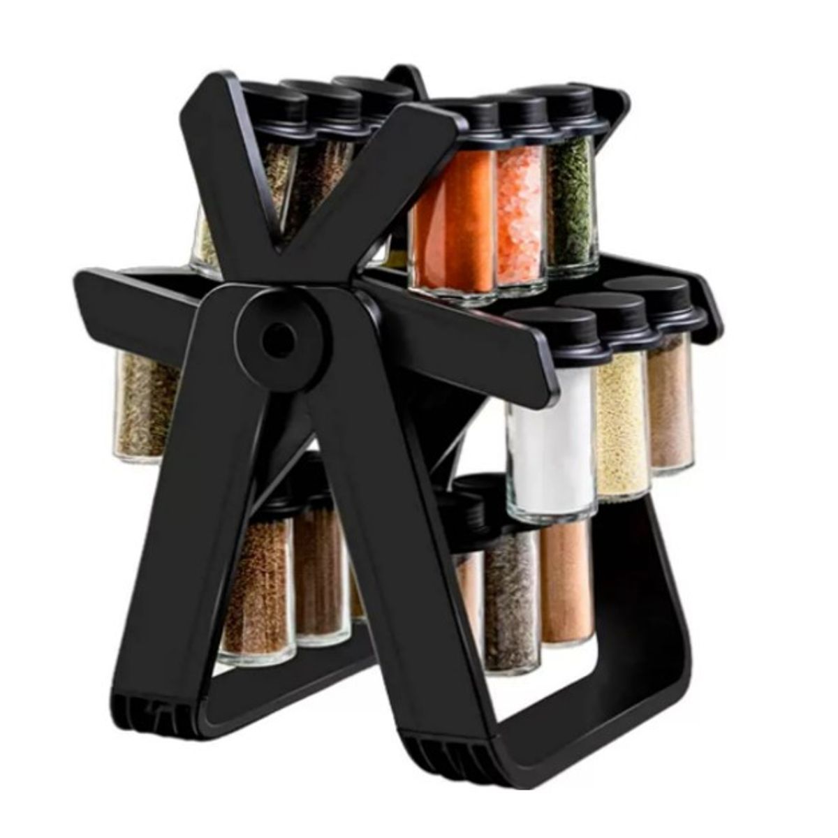 GENERICO - SOPORTE GIRATORIO PARA CONDIMENTOS 18 TARROS
