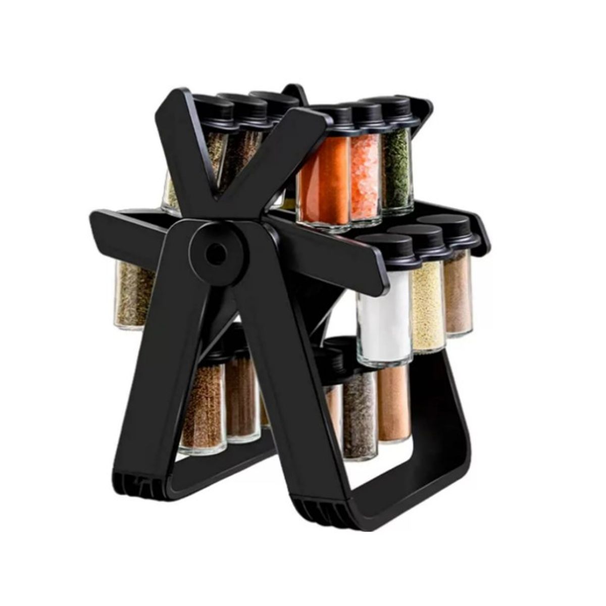 GENERICO - SOPORTE GIRATORIO PARA CONDIMENTOS 18 TARROS