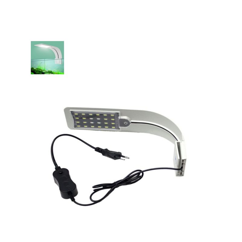 GENERICO - Luz Led Pecera, Iluminación Acuario Curva 10w Yz-20z