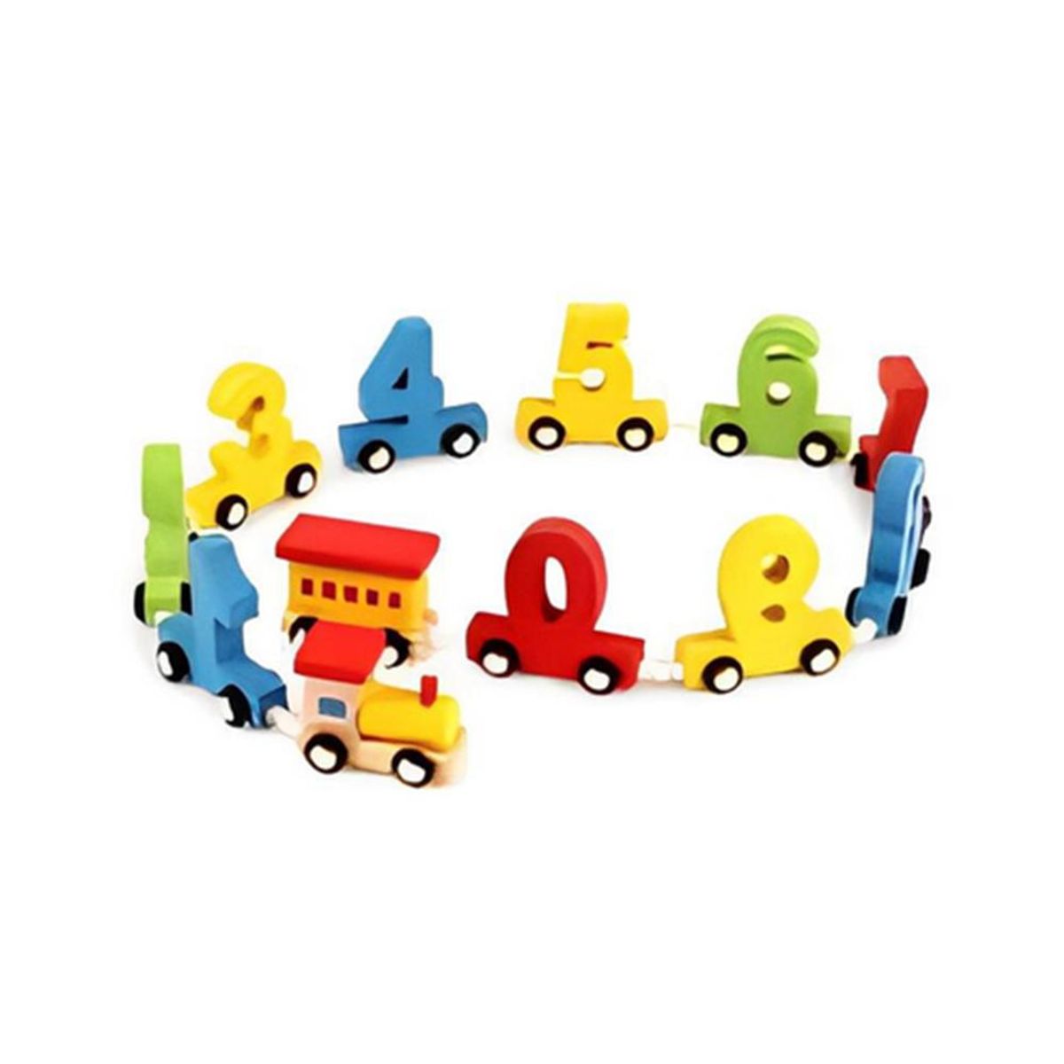 TOLIPA - Tren De Madera Números Colores Didáctico Tolipa PB-C1