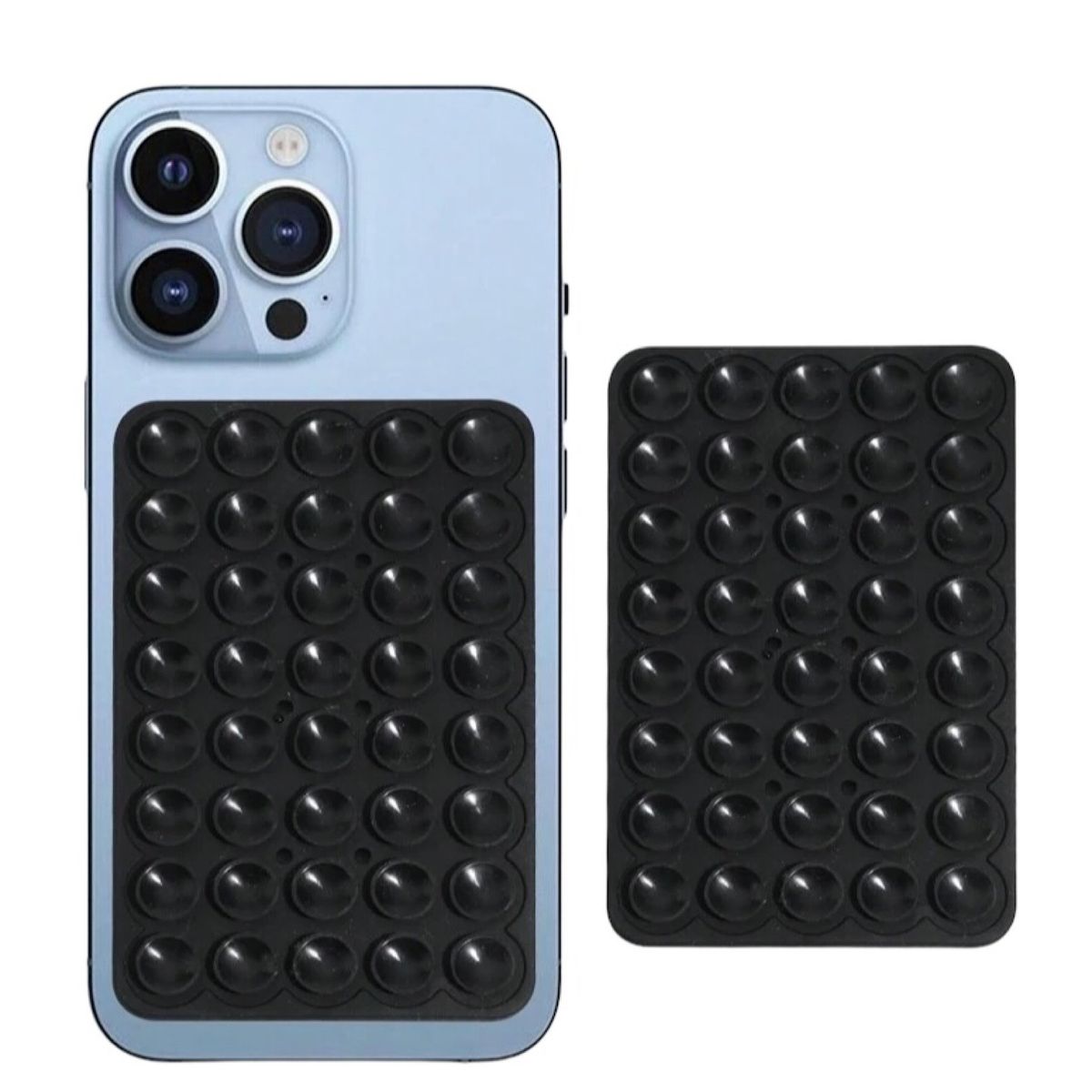 GENERICO - Soporte De Silicona Con Ventosa Para Carcasacelular-Negro