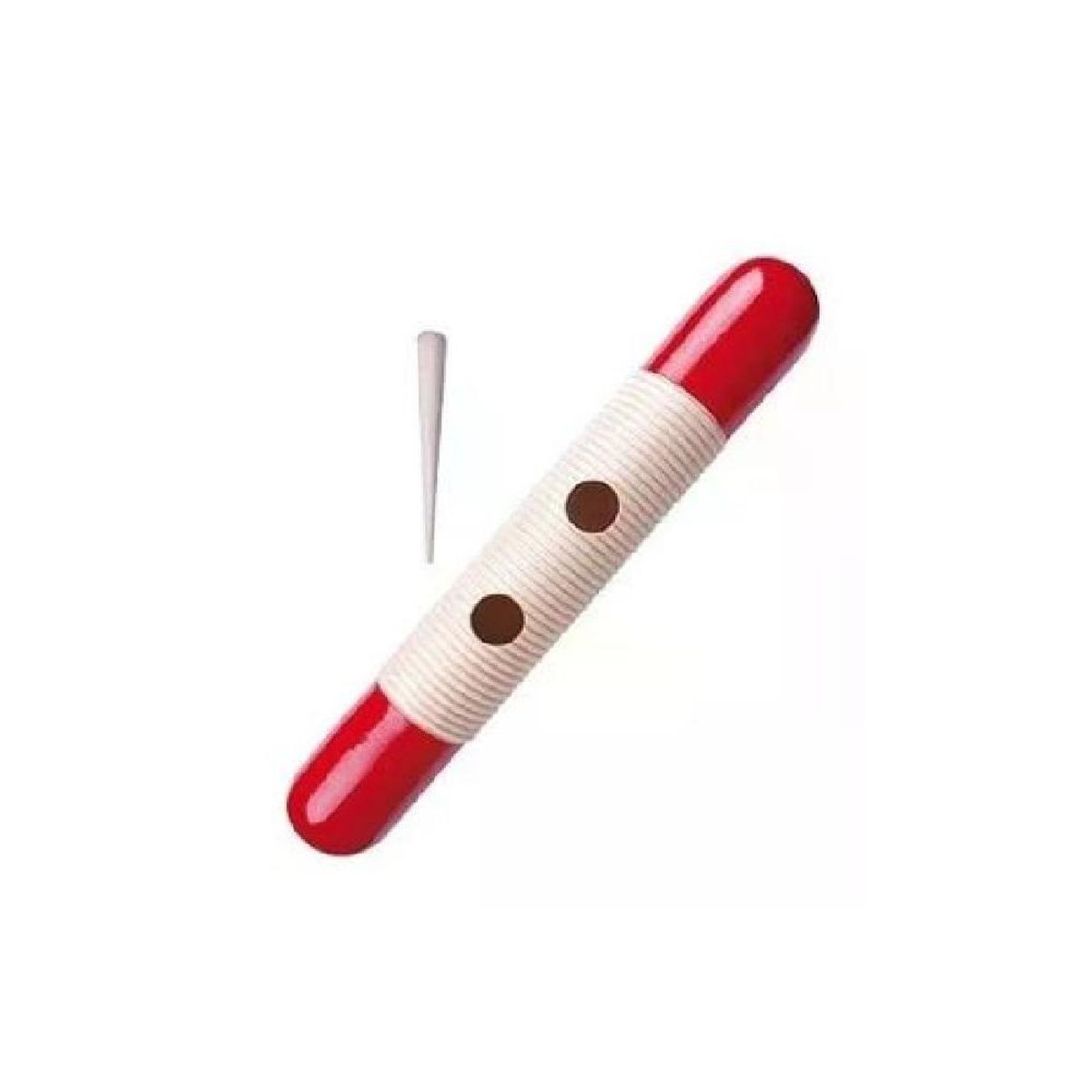 NUTECH - Guiro De Madera Con Raspador Didactico Nutech PA-G3E1