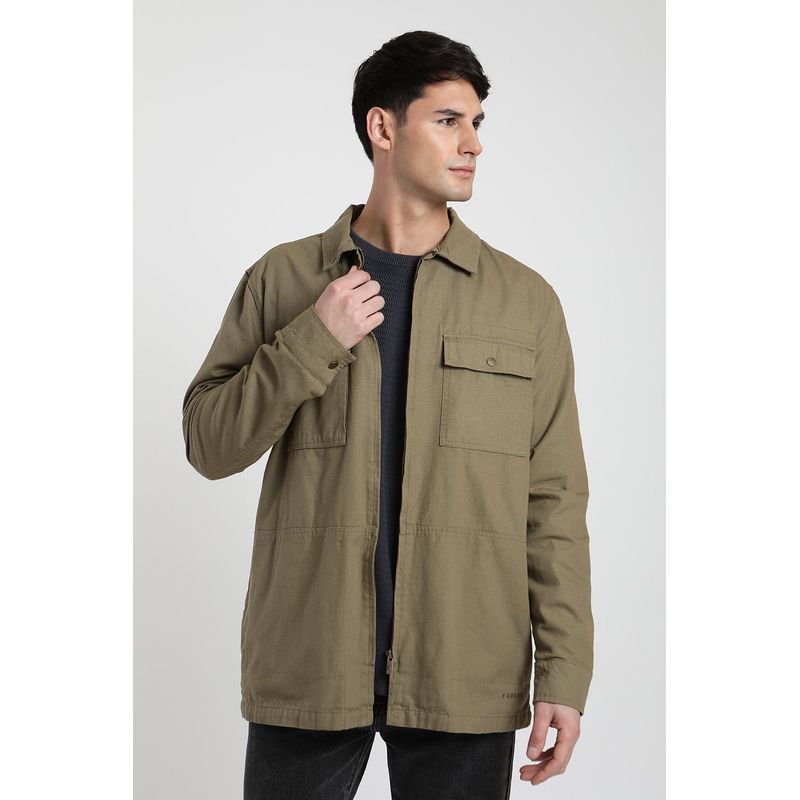 FROENS Chaqueta hombre Salinas olivo