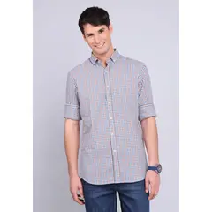 GUY LAROCHE - Camisa Cuadros Manga Larga
