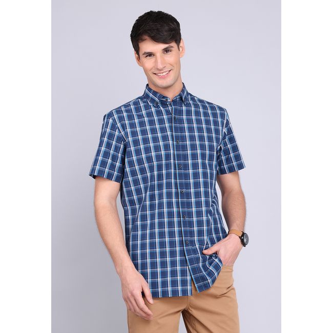 GUY LAROCHE - Camisa Cuadros Manga Corta Guy Laroche GUY LAROCHE