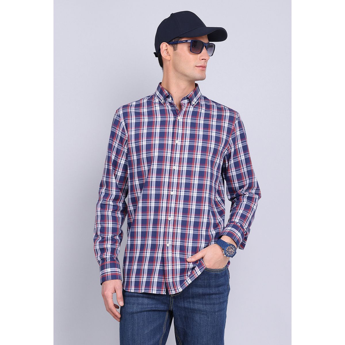 GUY LAROCHE - Camisa Cuadros Manga Larga Guy Laroche GUY LAROCHE