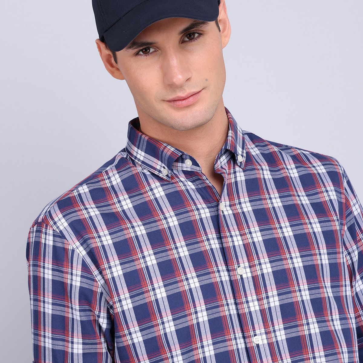 GUY LAROCHE - Camisa Cuadros Manga Larga Guy Laroche GUY LAROCHE