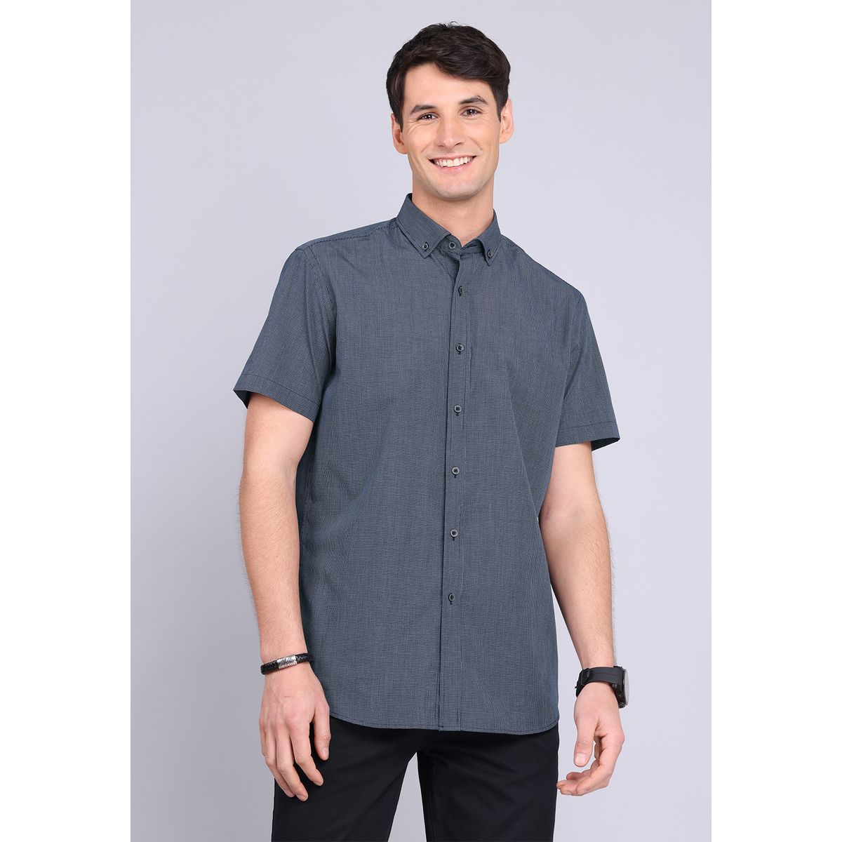 GUY LAROCHE - Camisa Cuadros Manga Corta Guy Laroche GUY LAROCHE