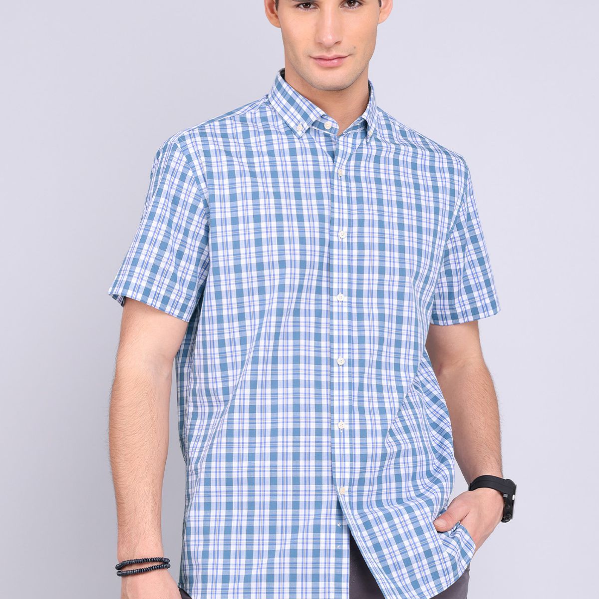 GUY LAROCHE - Camisa Cuadros Manga Larga Guy Laroche GUY LAROCHE