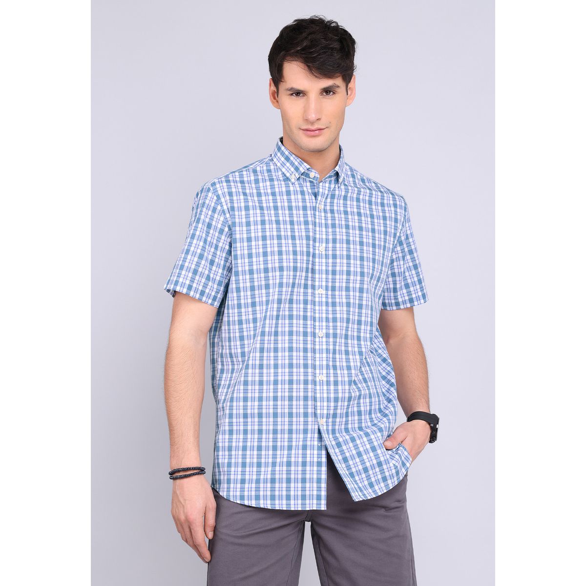 GUY LAROCHE - Camisa Cuadros Manga Larga Guy Laroche GUY LAROCHE