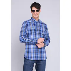 GUY LAROCHE - Camisa Cuadros Manga Larga