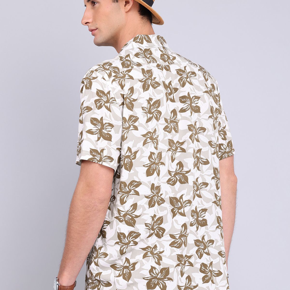 GUY LAROCHE - Camisa Flores Manga Corta Guy Laroche GUY LAROCHE_.