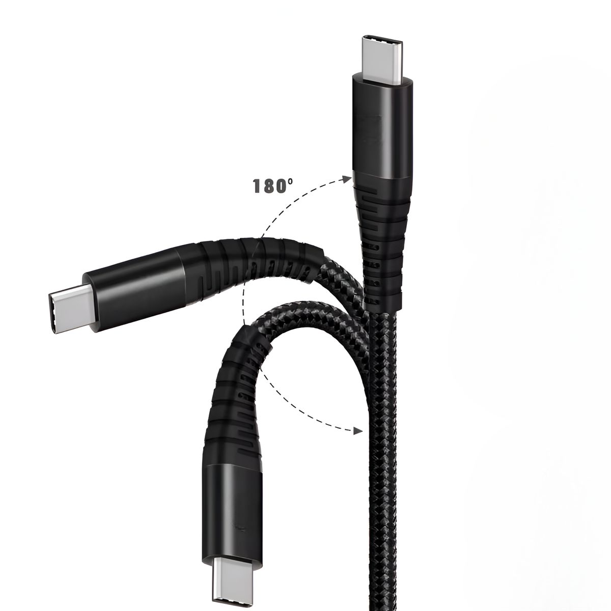 TECMASTER - Cable de Datos USB-C a USB-C 2.5 MT Premium PD 60W