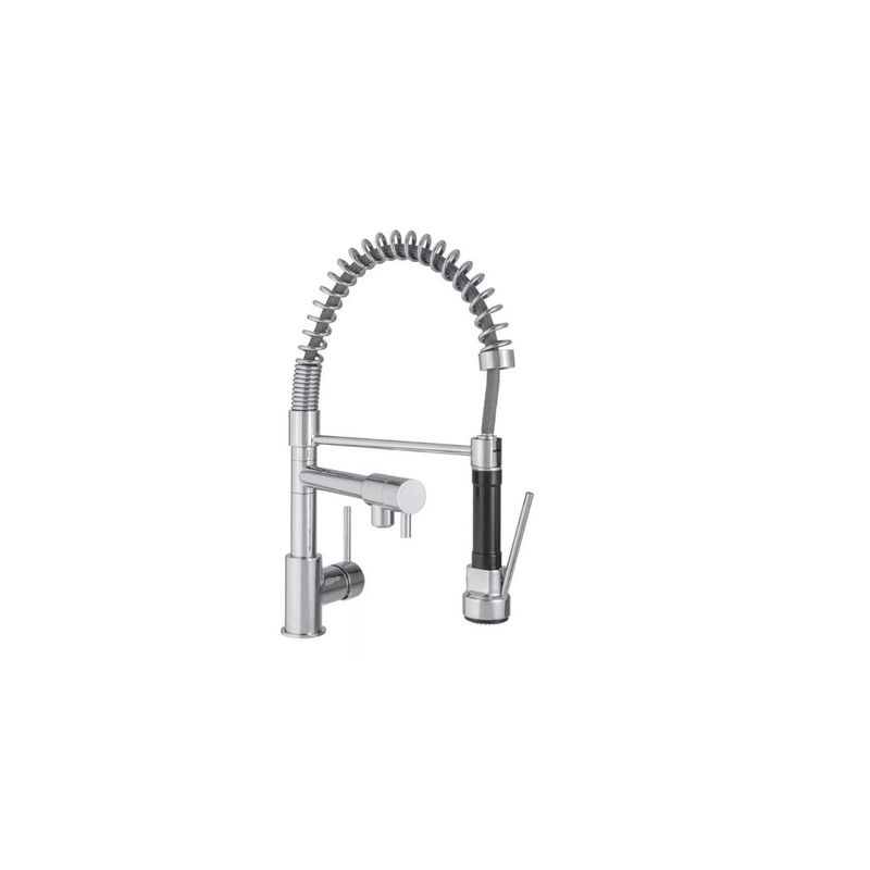 GENERICO - Llave Monomando Grifo Lavaplatos Salida Doble Giratorio 360°