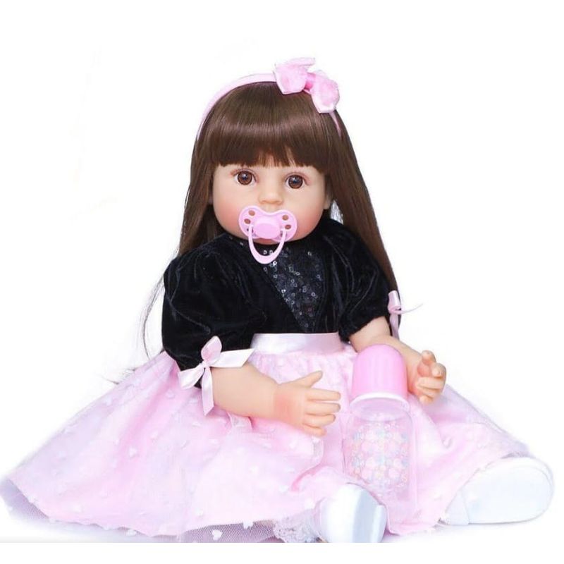 MUÑECAS REBORN - Muñeca Realista 55 cm Victoria.