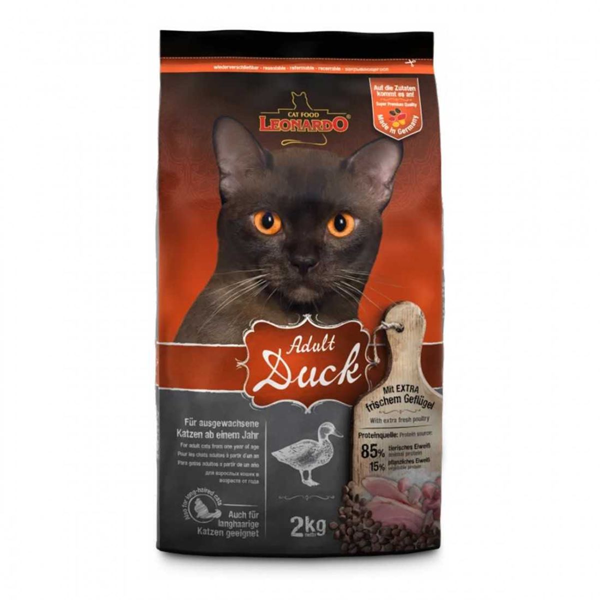 CAT FOOD LEONARDO - Leonardo Cat Duck 2kg