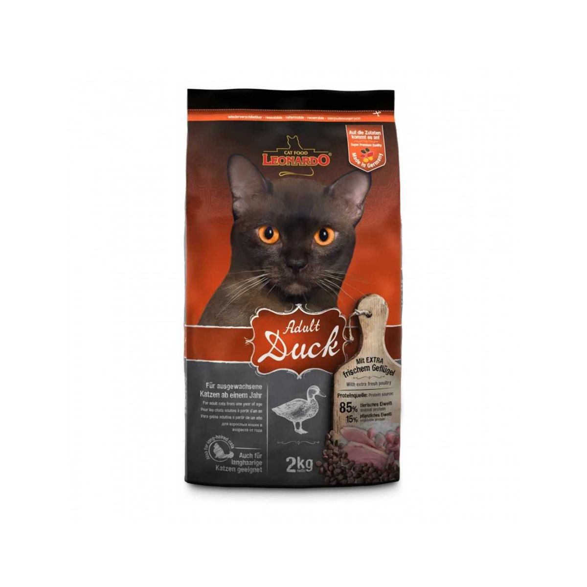 CAT FOOD LEONARDO - Leonardo Cat Duck 2kg
