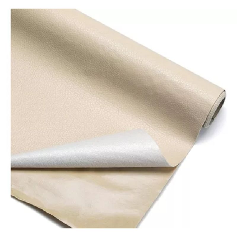 GENERICO - Rollo Parche Reparación Adhesivo Cuero  Sofa 137x50 Cm Crema