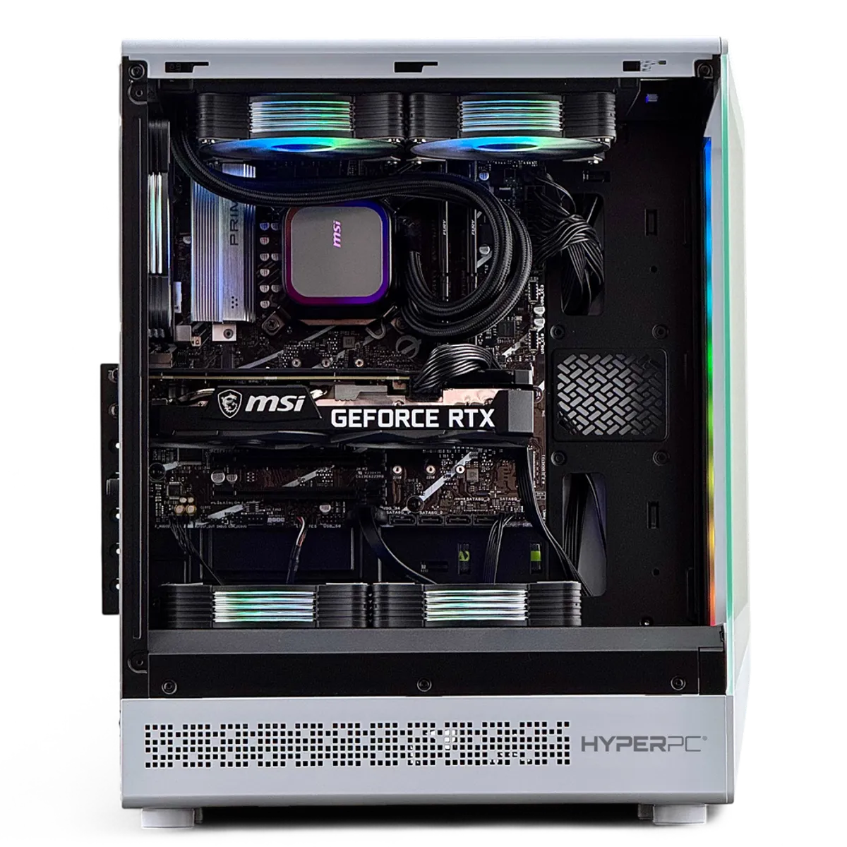 HYPERPC - PC GAMER Blanco AMD RYZEN 7 8700 32Gb DDR5 1Tb RTX 3050 WiFi