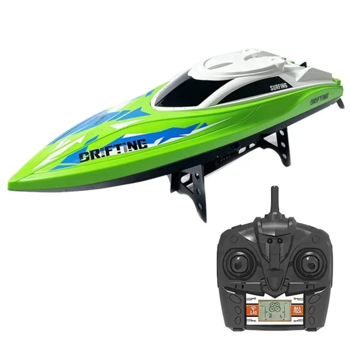 GENERICO - Lancha Bote Barco H111, Control Remoto 2,4 Ghz