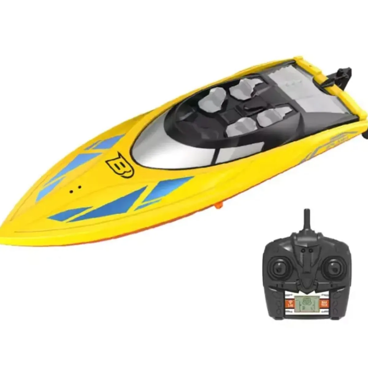 GENERICO - Lancha Bote Barco H107, Control Remoto 2,4 Ghz