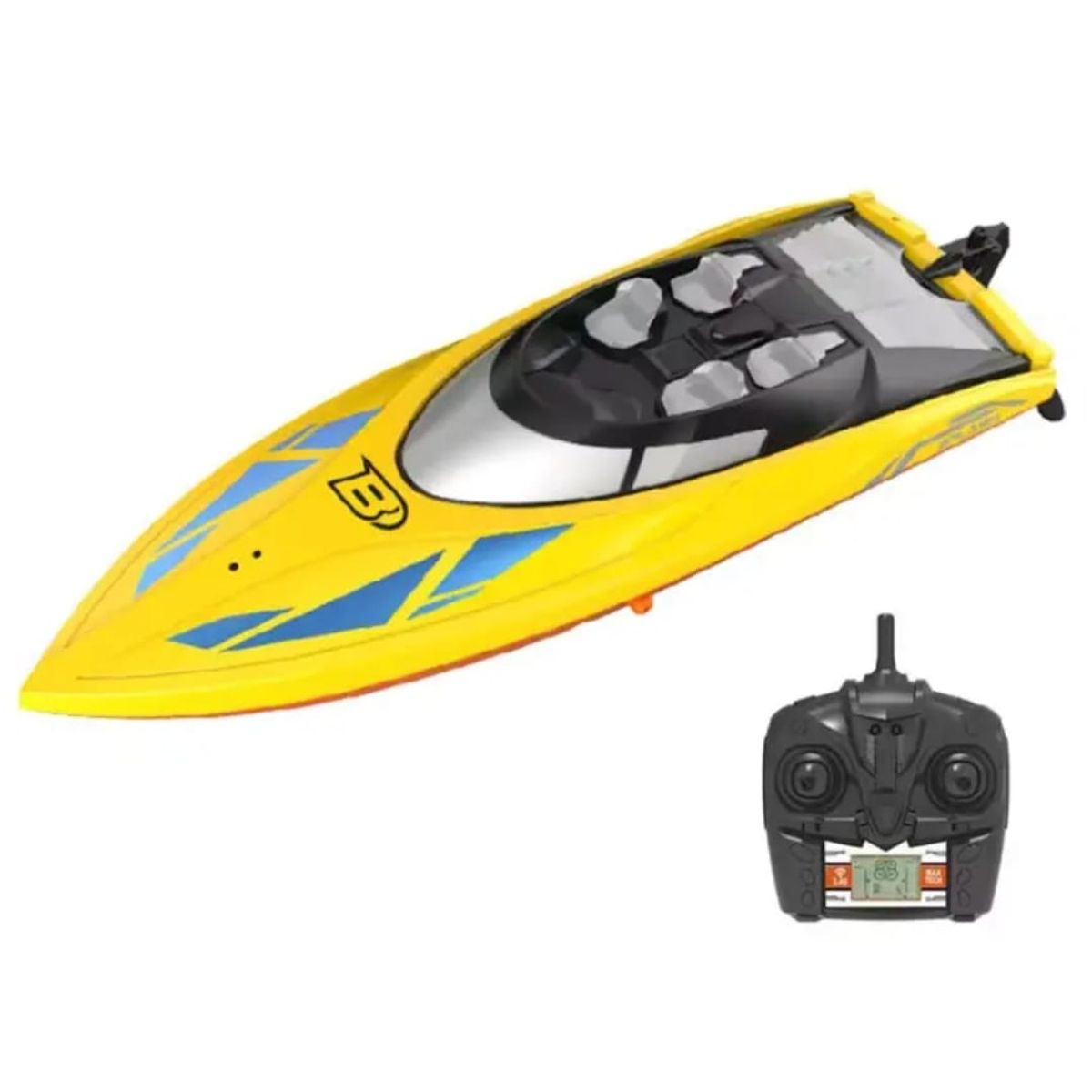 GENERICO - Lancha Bote Barco H107, Control Remoto 2,4 Ghz