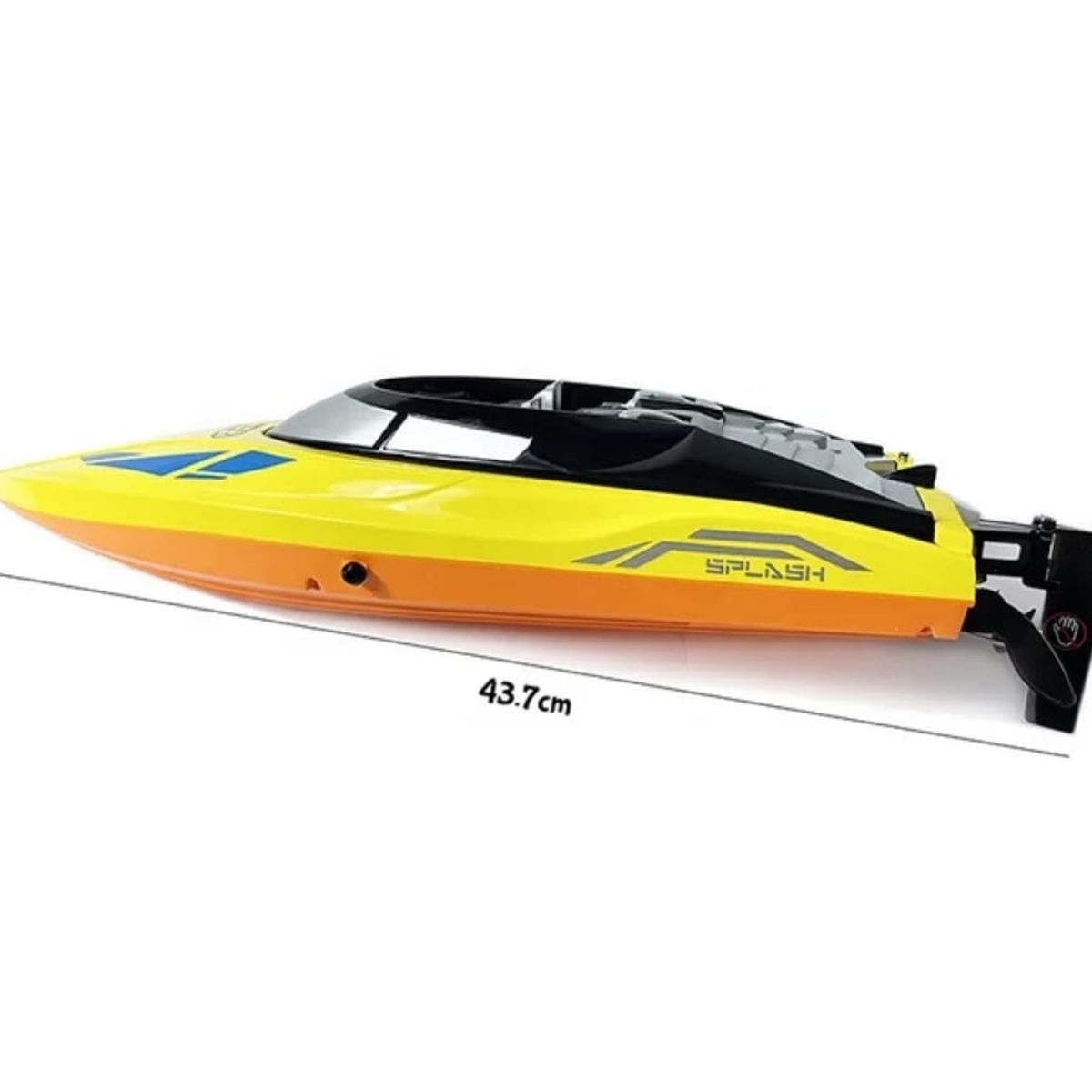 GENERICO - Lancha Bote Barco H107, Control Remoto 2,4 Ghz