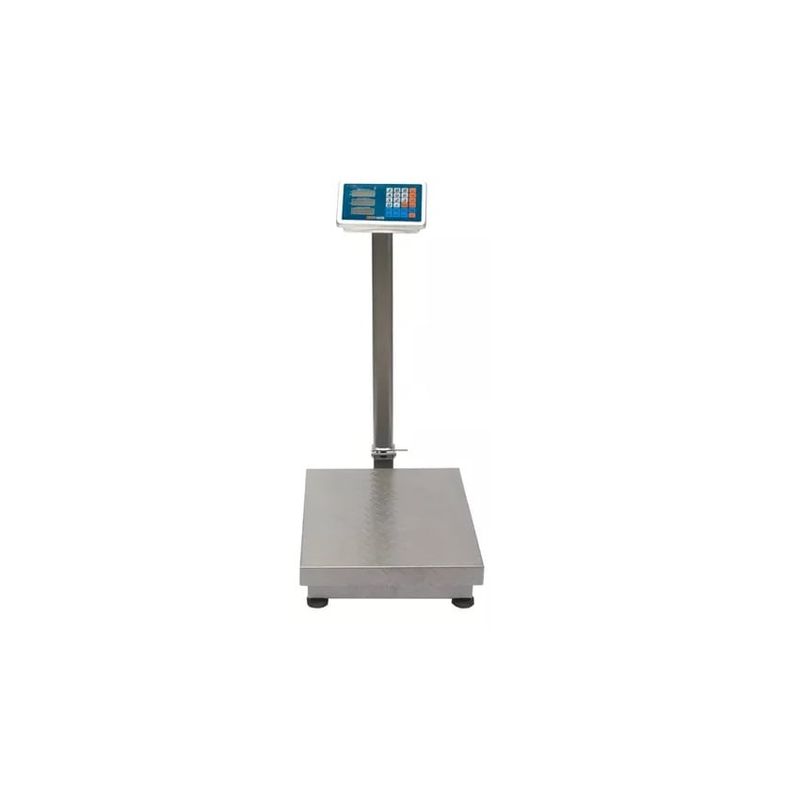 ANGELES DEL HOGAR - Balanza Digital Megatronic 300kg Diamantada Mástil 220v