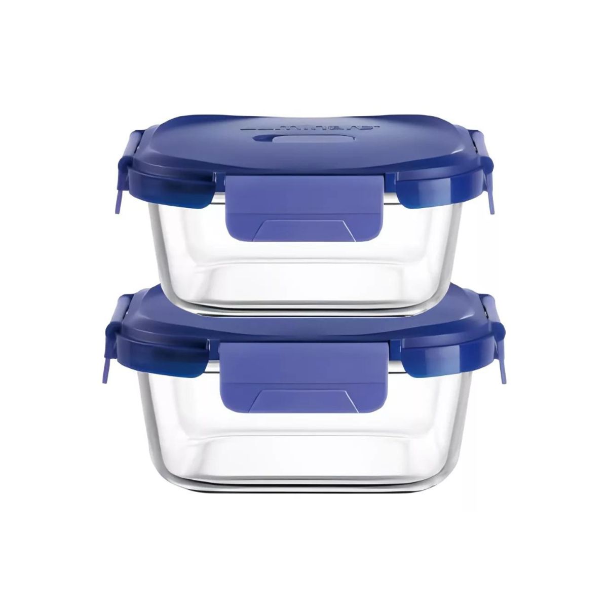 LUMINARC - Set 2 taper hermeticos Cuadrados Vidrio Luminarc (800ML - 320ML)